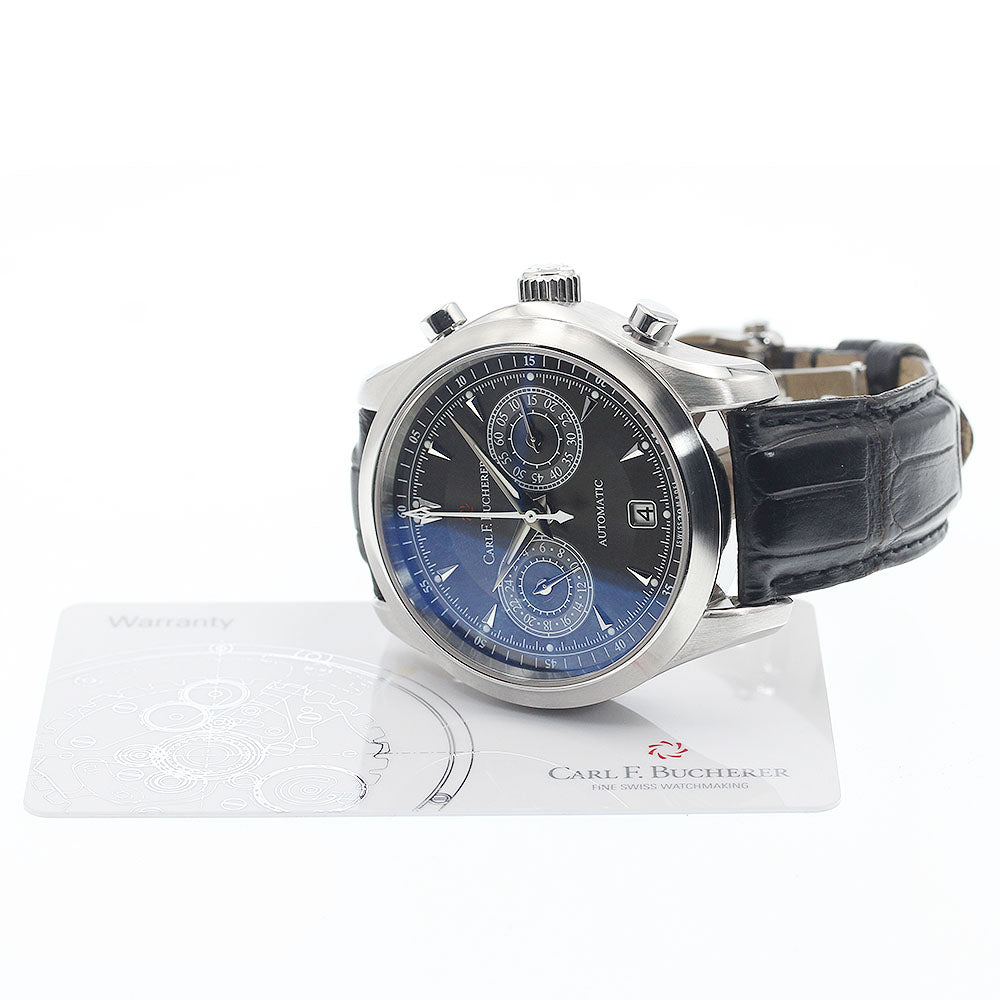CARL F.BUCHERER Manero Central Chrono 00.10910.08.33.01 Date black Dial Automatic Men's Watch_934291