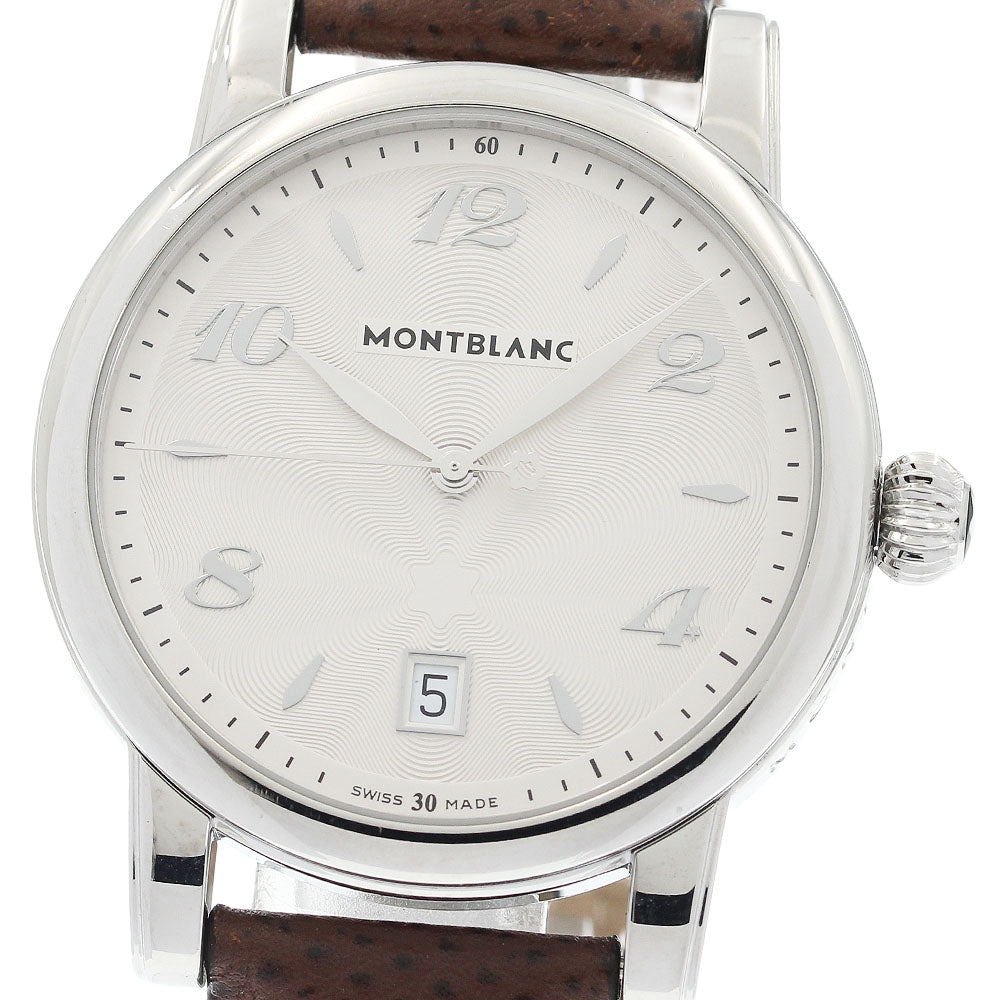 MONTBLANC Meisterstück Stardate 7189 Silver Dial Quartz Men's Watch_934292