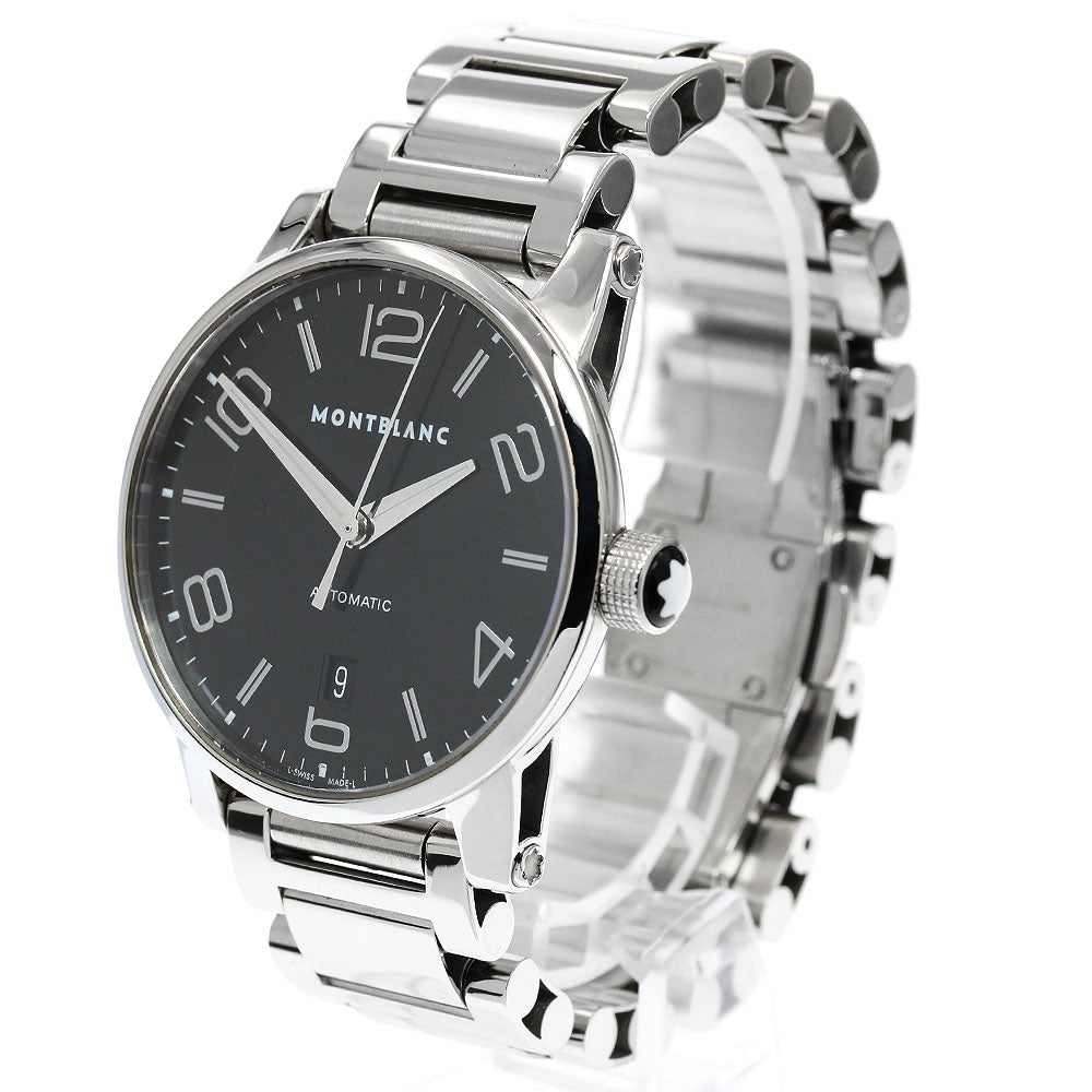 MONTBLANC Time walker 7188 Date Black Dial Automatic Men's Watch_934296