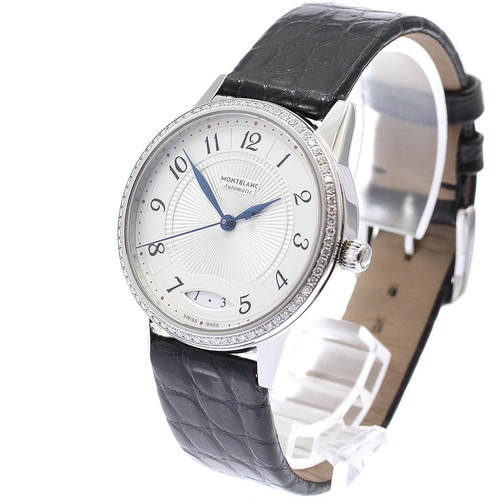 MONTBLANC Boheme 114734 diamond bezel date Silver Dial Automatic Ladies Watch_934301