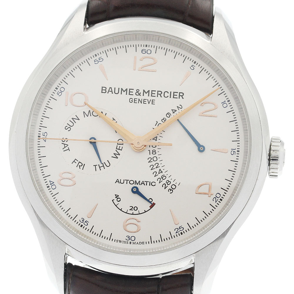 Baume & Mercier Clifton MOA10149/65743 Retrograde Silver Dial Automatic Men's Watch_934302