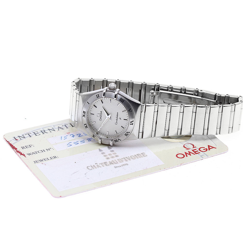 OMEGA Constellation 1572.30 Silver Dial Quartz Ladies Watch_934376
