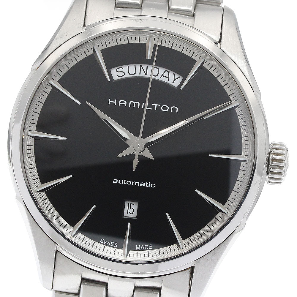 HAMILTON Jazz master H425650 Day date Black Dial Automatic Men's Watch_934391