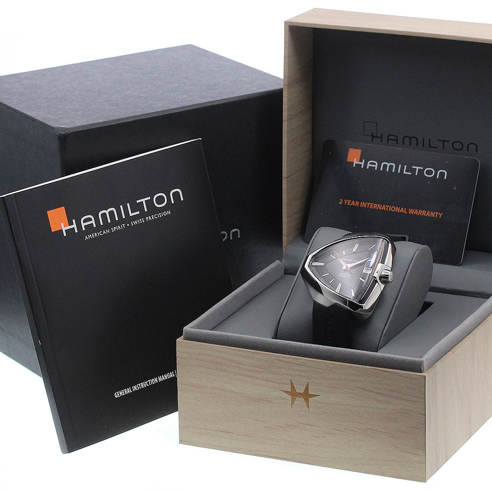 HAMILTON Ventura Elvis 80 H245550 Date black Dial Automatic Men's Watch_934403