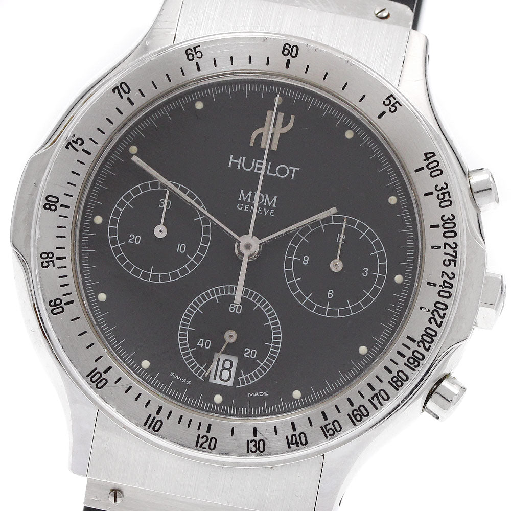 HUBLOT MDM 1620.1 Chronograph black Dial Quartz Men's Watch_934406