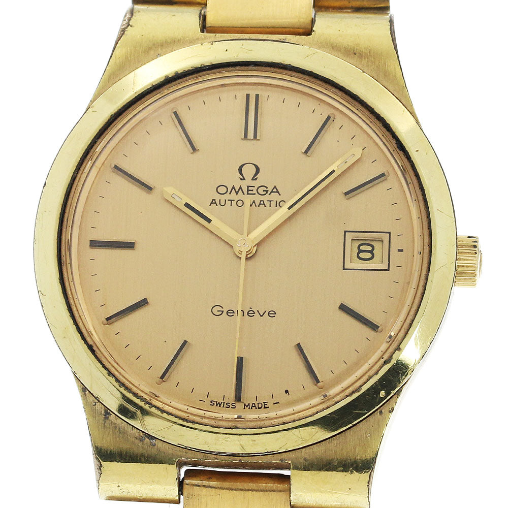 OMEGA Geneve 166.0173/366.0832 Date Cal.1012 gold Dial Automatic Men's_934409