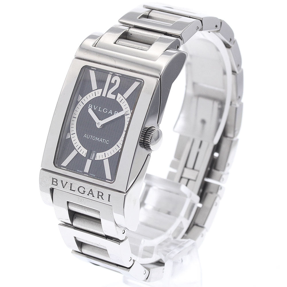 BVLGARI Rettangolo RT45S Date black Dial Automatic Men's Watch_934417