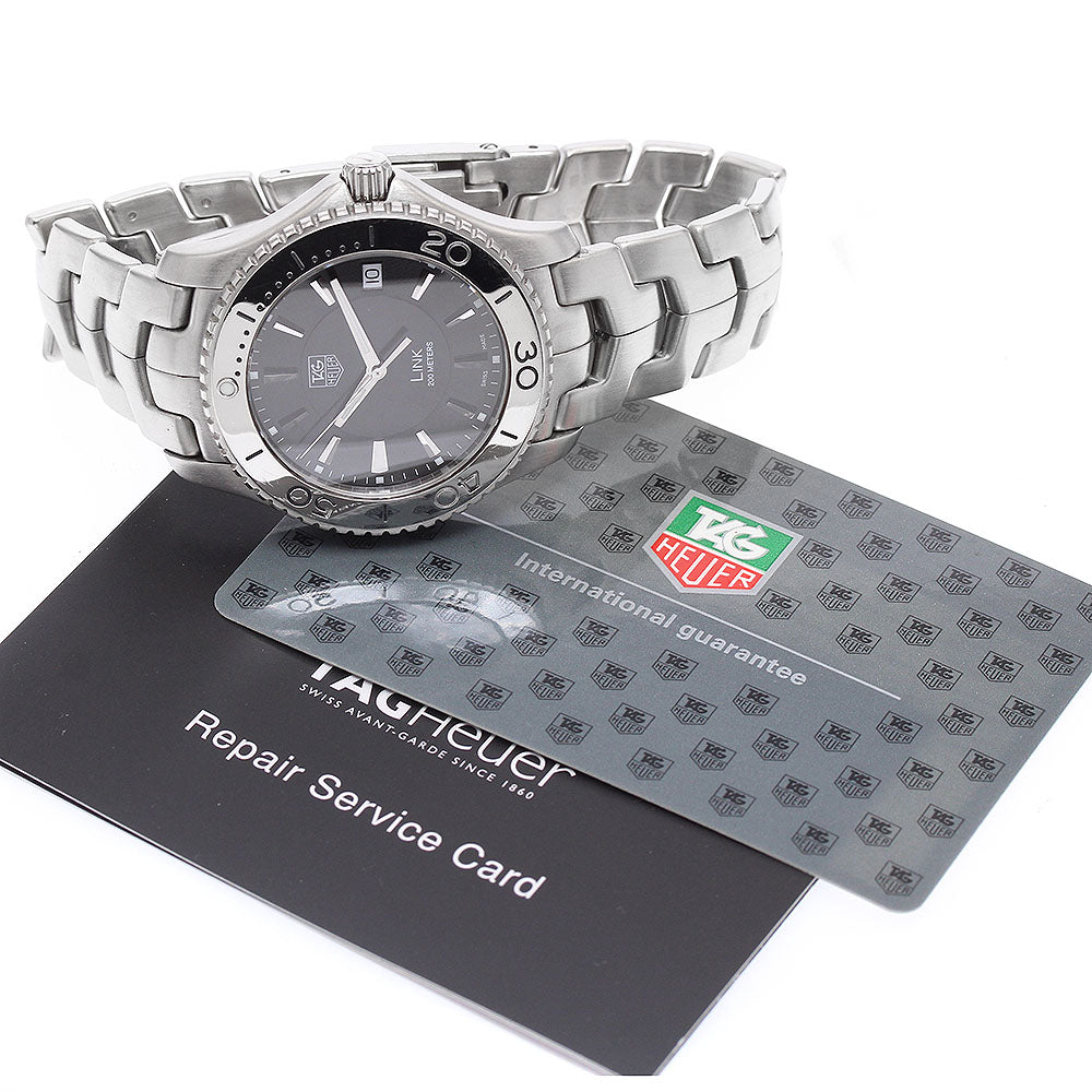 TAG HEUER Link WJ1110.BA0570 Date black Dial Quartz Men's Watch_934421