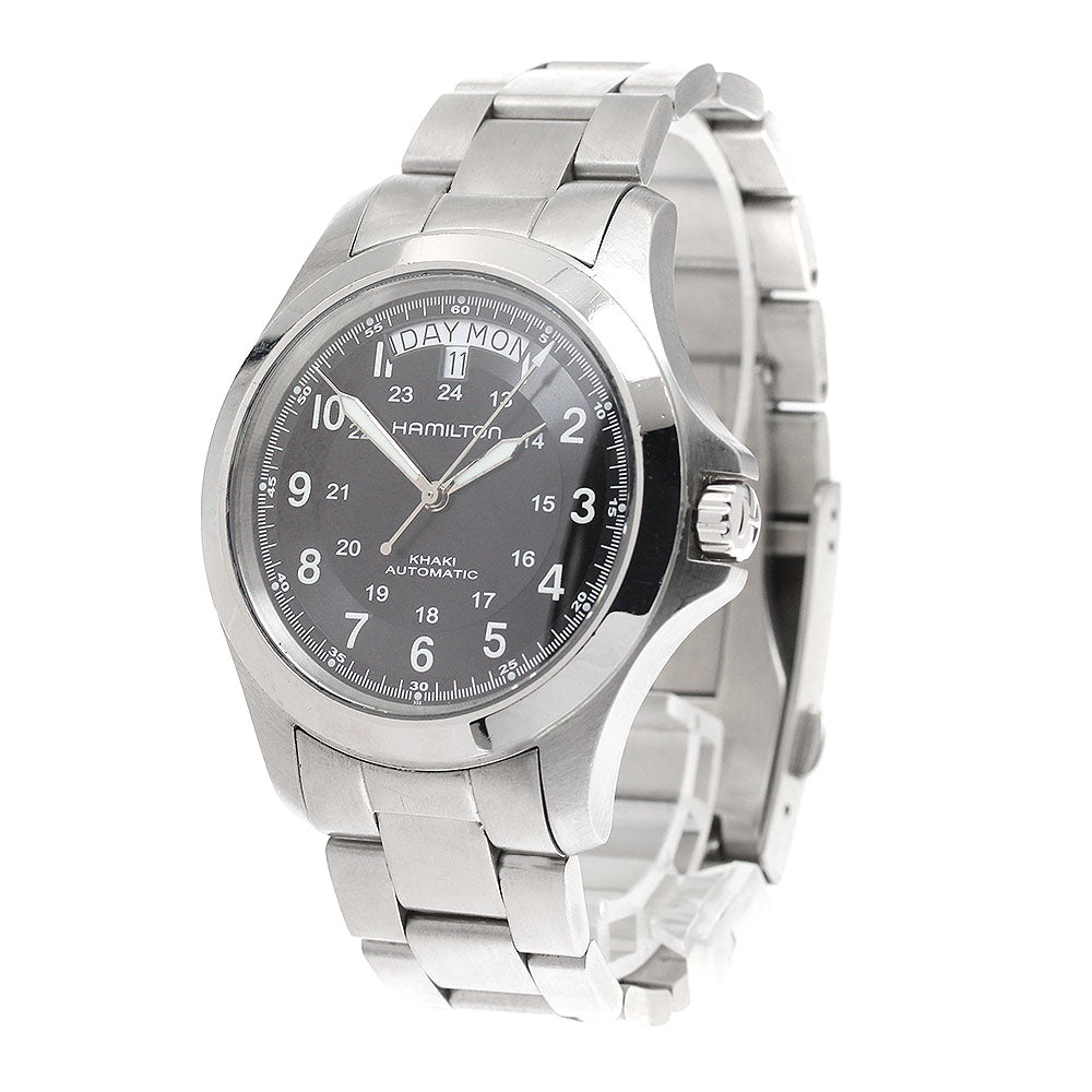 HAMILTON Khaki king H644550 Day date black Dial Automatic Men's Watch_934424