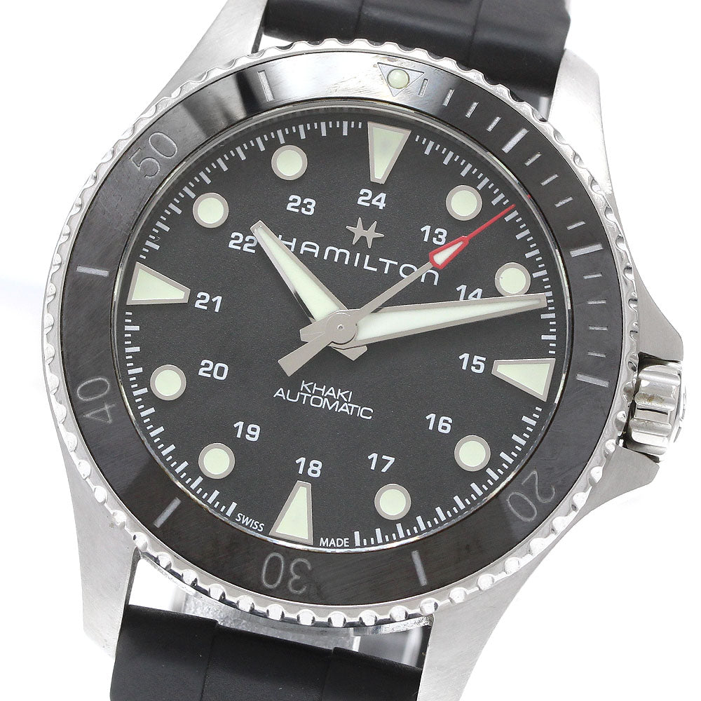 HAMILTON Khaki navy scuba auto H825150 black Dial Automatic Men's Watch_934427