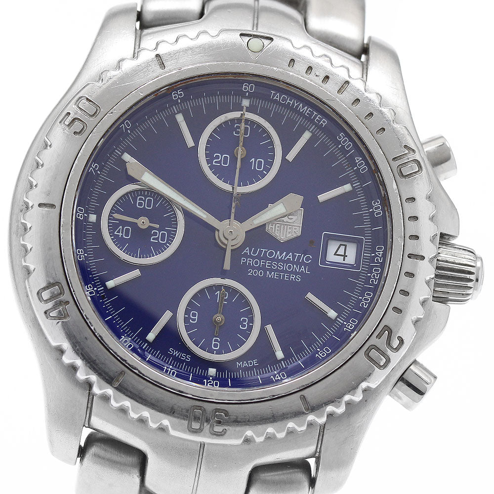 TAG HEUER Link CT2110 Date Chronograph Navy Dial Automatic Men's Watch_934444