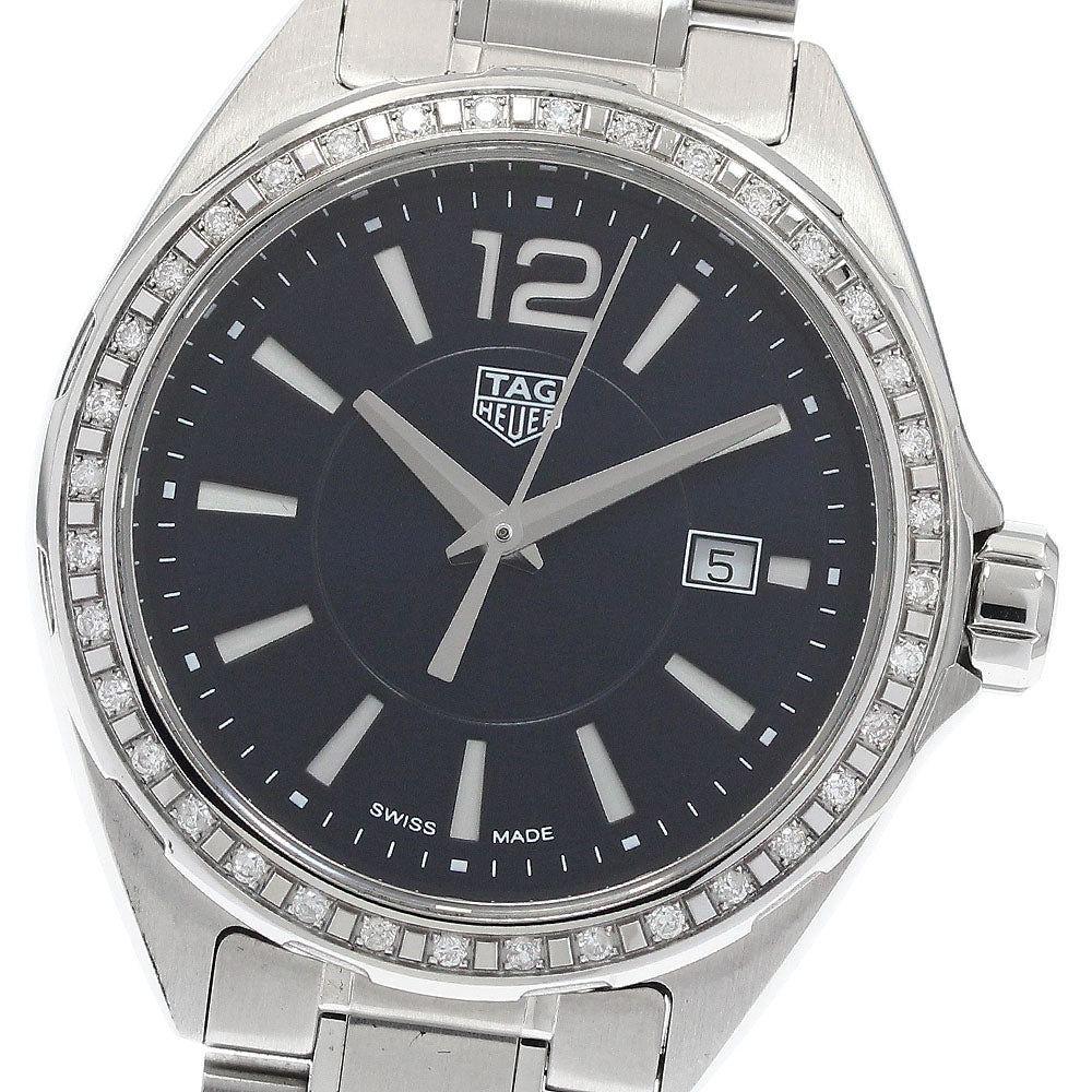 TAG HEUER Formula 1 WBJ1416 date diamond bezel blue Dial Quartz Ladies_934445