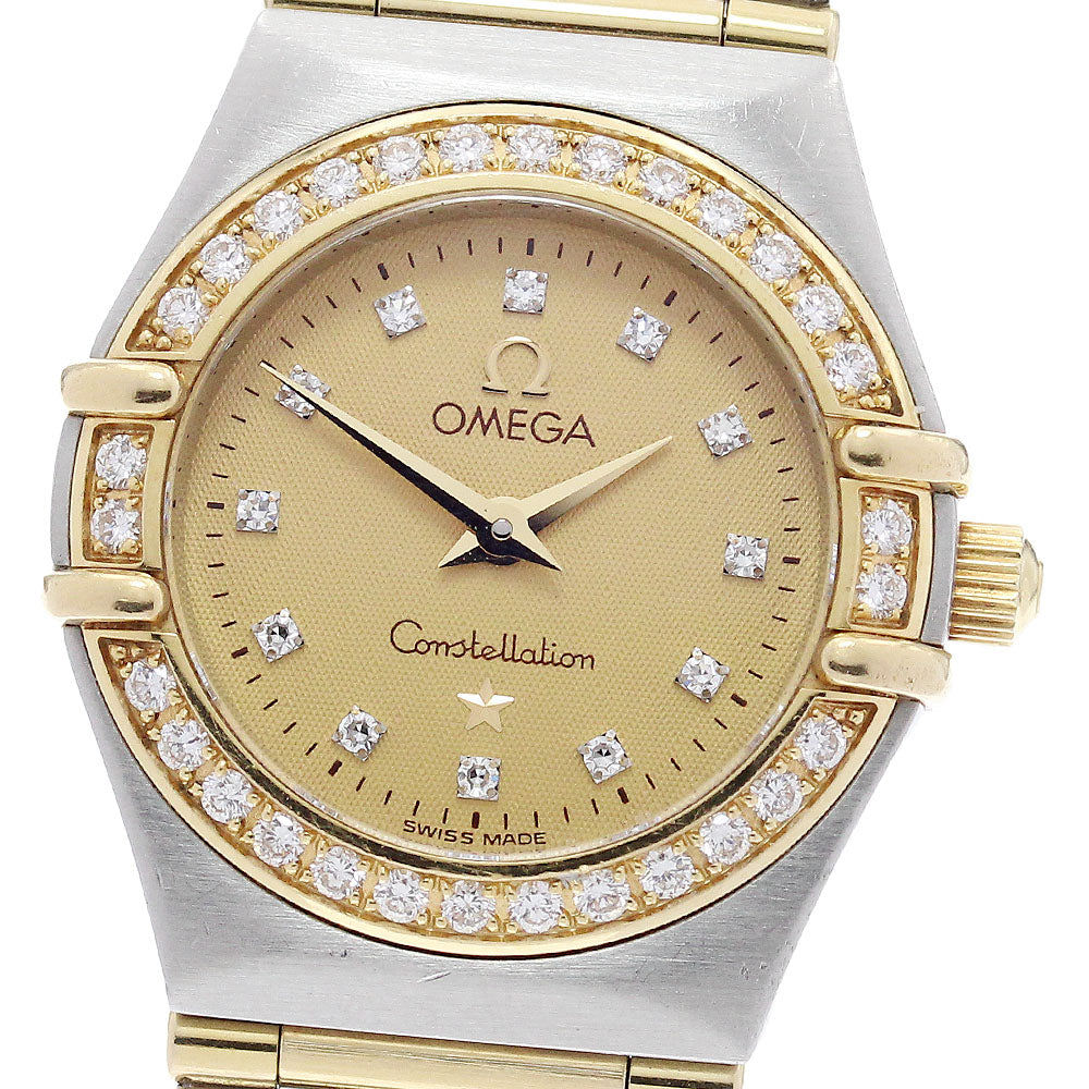 OMEGA Constellation 1267.15 Diamond Bezel 12P Diamond Quartz Ladies Watch_934449