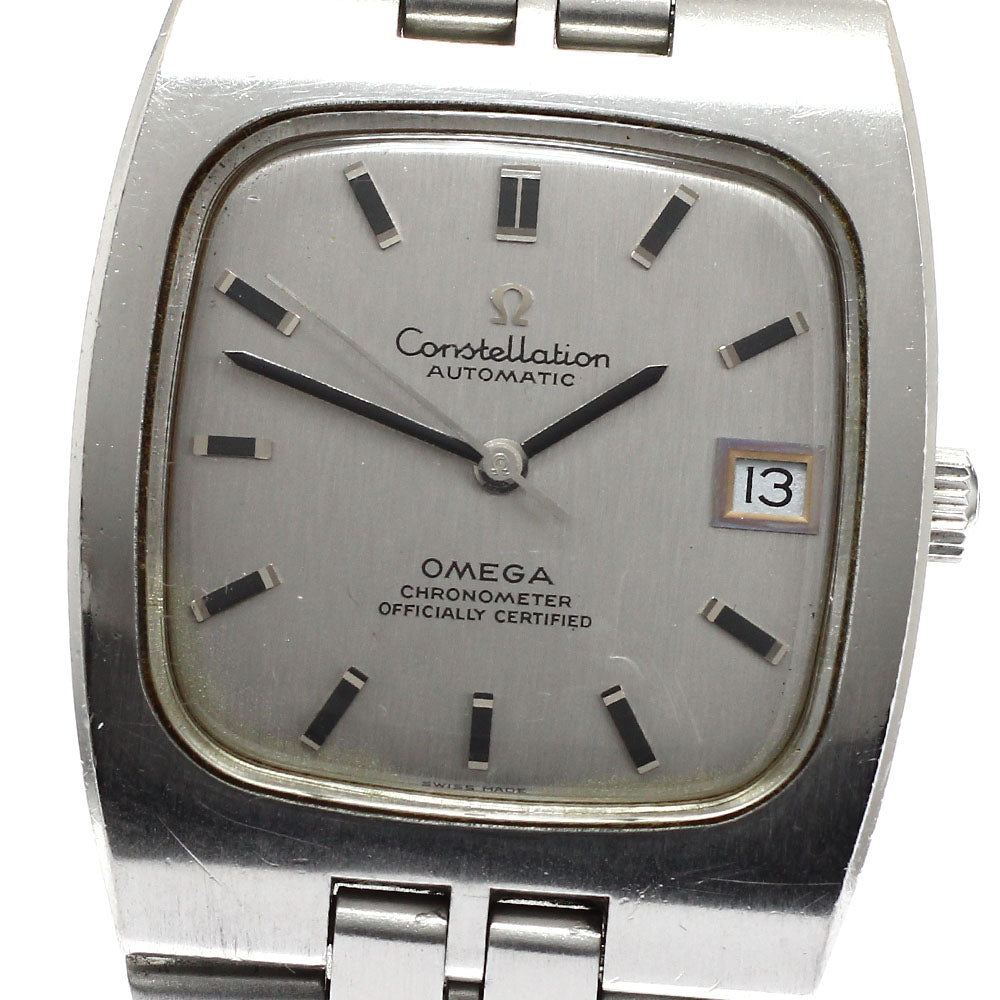 OMEGA Constellation Square Date Silver Dial Automatic Men's Watch_934477