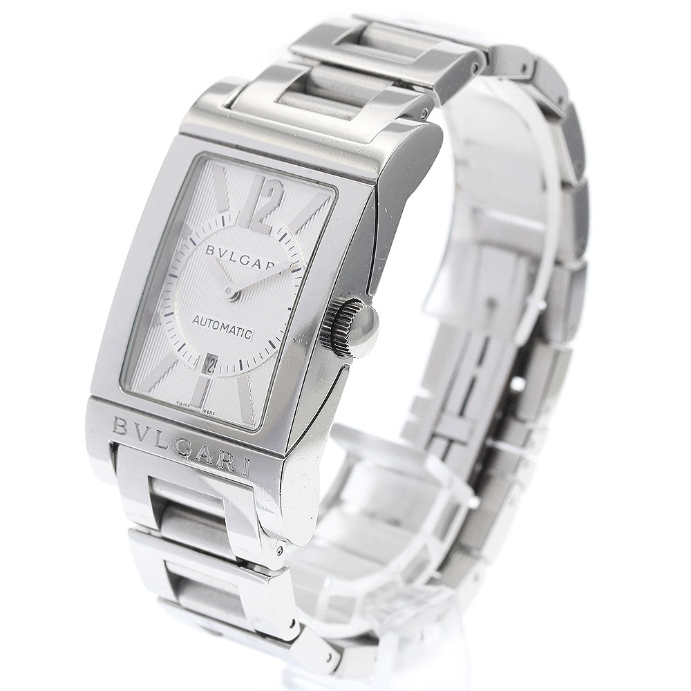BVLGARI Rettangolo RT45S Date white Dial Automatic Men's Watch_934494