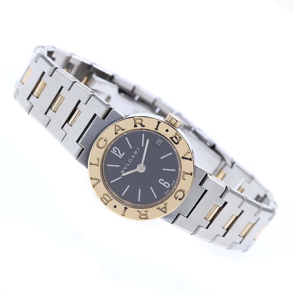 BVLGARI BVLGARIBVLGARI BB23SG Date Black Dial Quartz Ladies Watch_934496