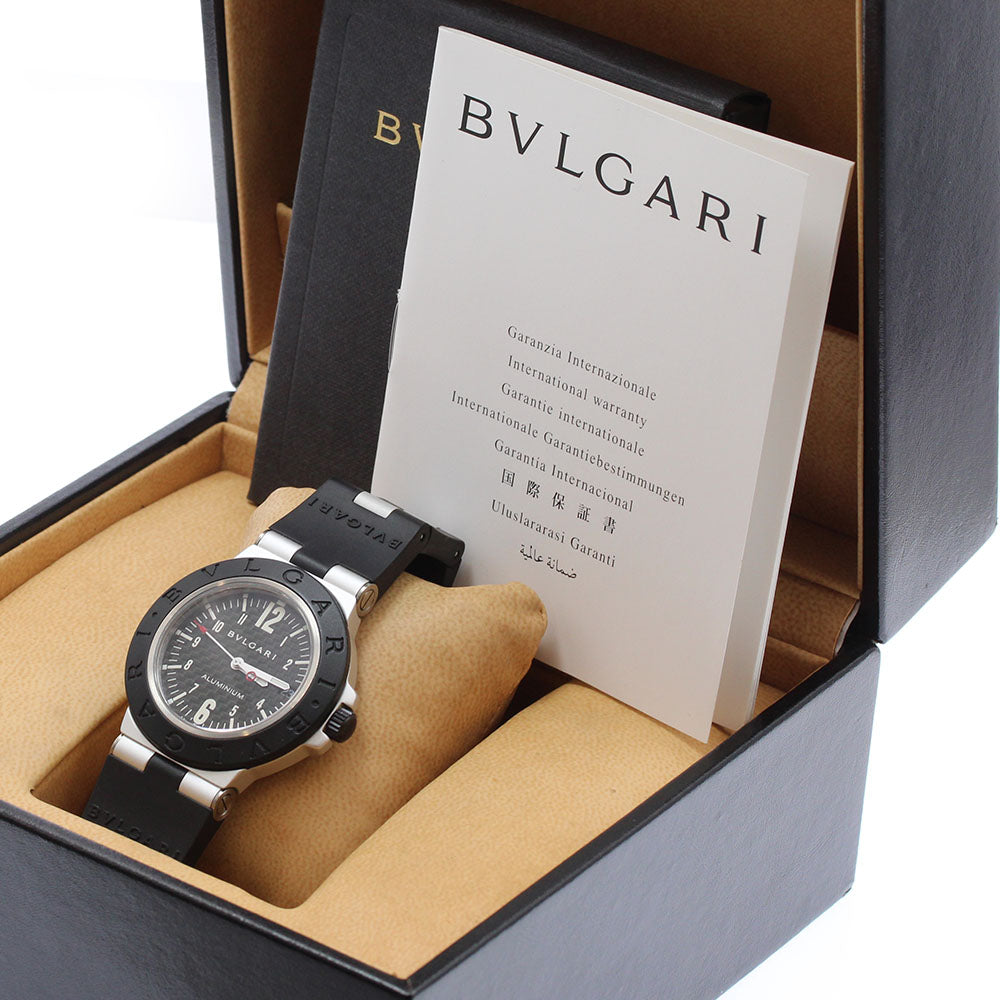 BVLGARI aluminum AL38TA Date black Dial Automatic Men's Watch_934501