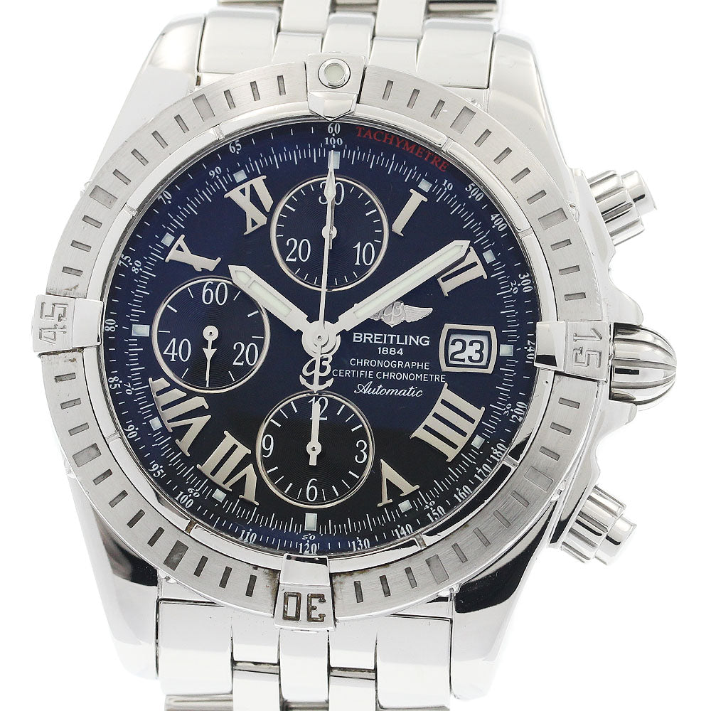 BREITLING Chronomat Evolution A13356 black Dial Automatic Men's Watch_934505
