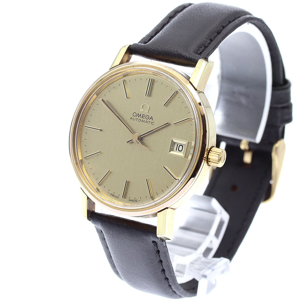 OMEGA 166.0202 Cal.1012 Date gold Dial Automatic Men's Watch_934538