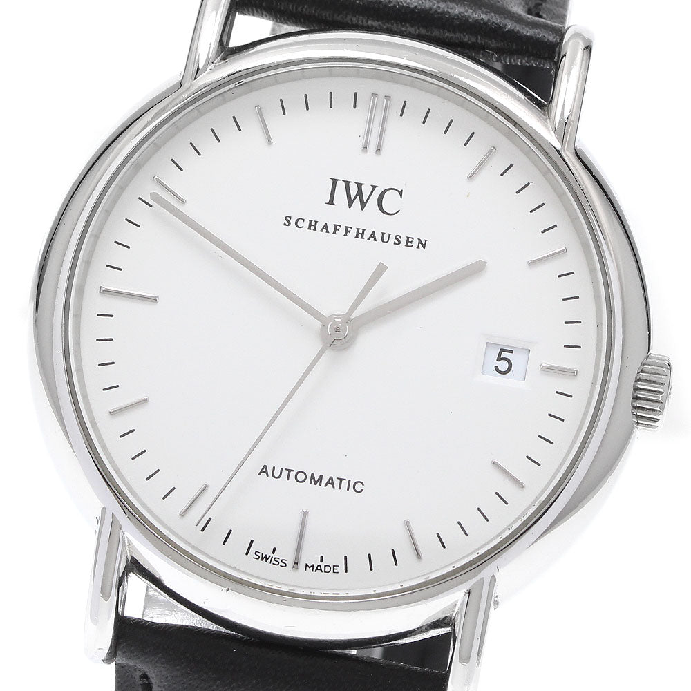 IWC SCHAFFHAUSEN Portofino IW353301 Date white Dial Automatic Men's Watch_934547