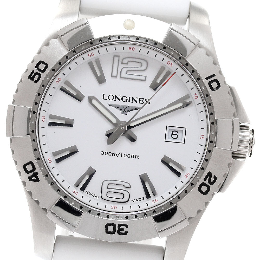 LONGINES Hydro Conquest L3.647.4 Date white Dial Quartz Men's Watch_934553
