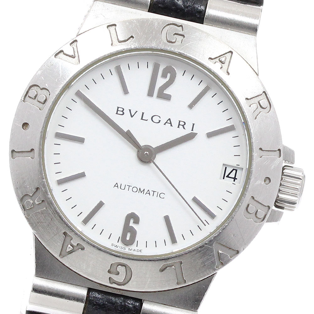 BVLGARI Diagono LCV29S Date white Dial Automatic Ladies Watch_934555