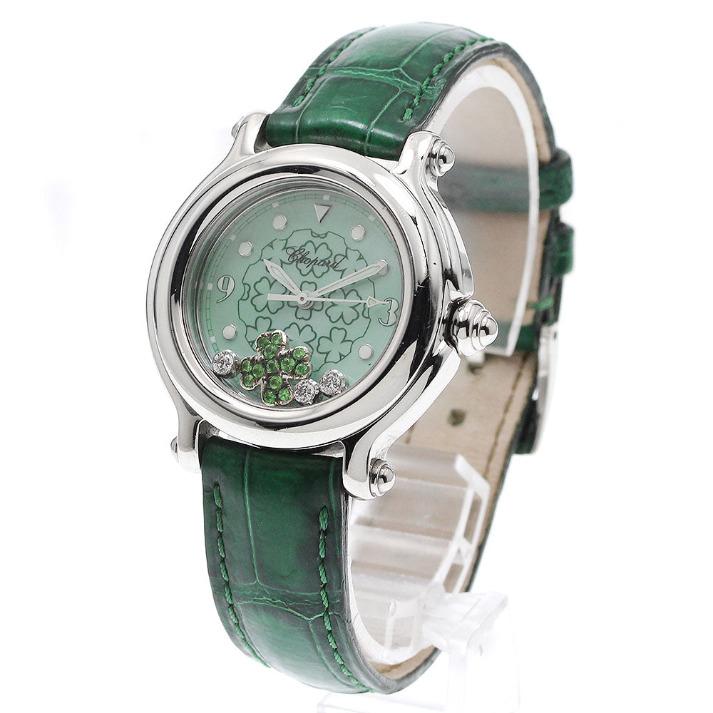 Chopard Happy Sports Emerald Clover 27/8428 Green shell Dial Quartz Ladies Watch_934556