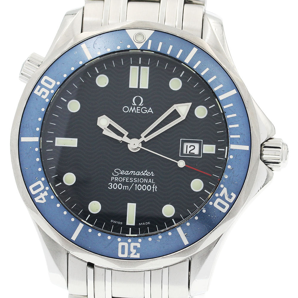 OMEGA Seamaster 300 2541.80 Date Navy Dial Quartz Men's Watch_934568