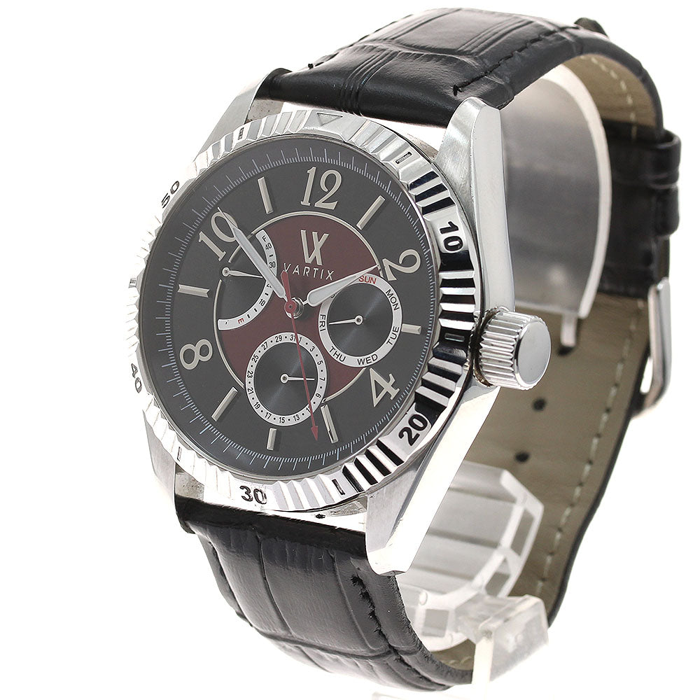 VARTIX ALIVE WA2VN Day-Date Power Reserve Black / red Dial Automatic Men's Watch_934570