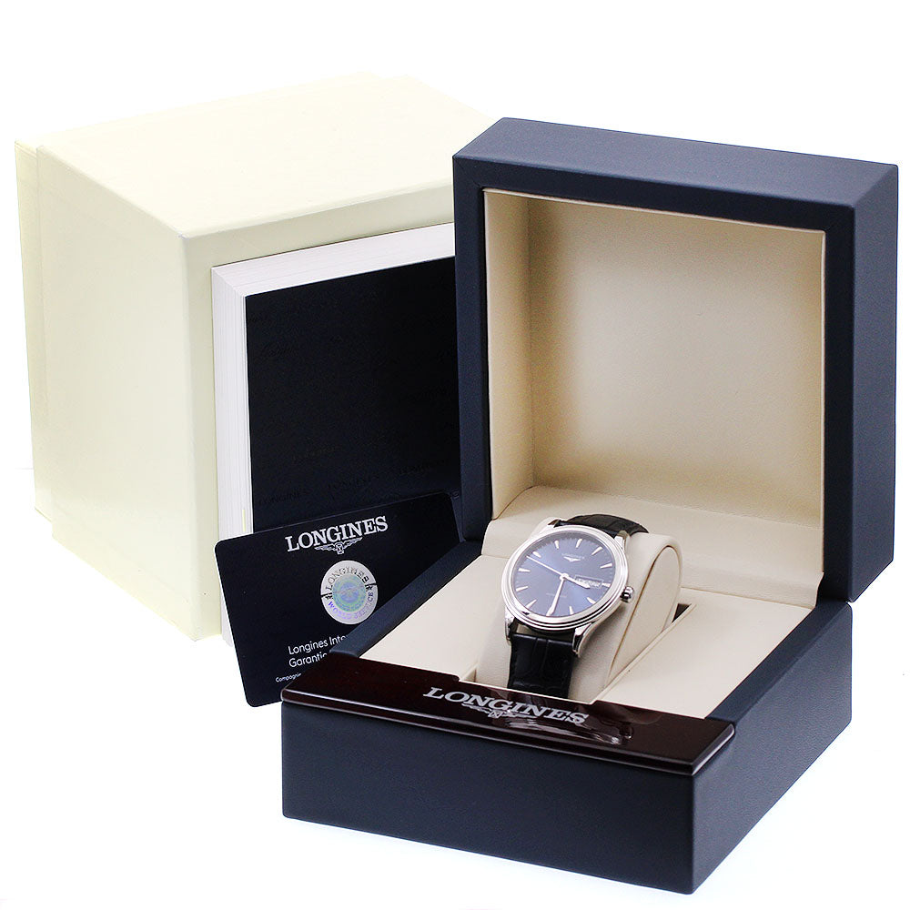 LONGINES Flagship L4.899.4 Day date Navy Dial Automatic Men's Watch_934575