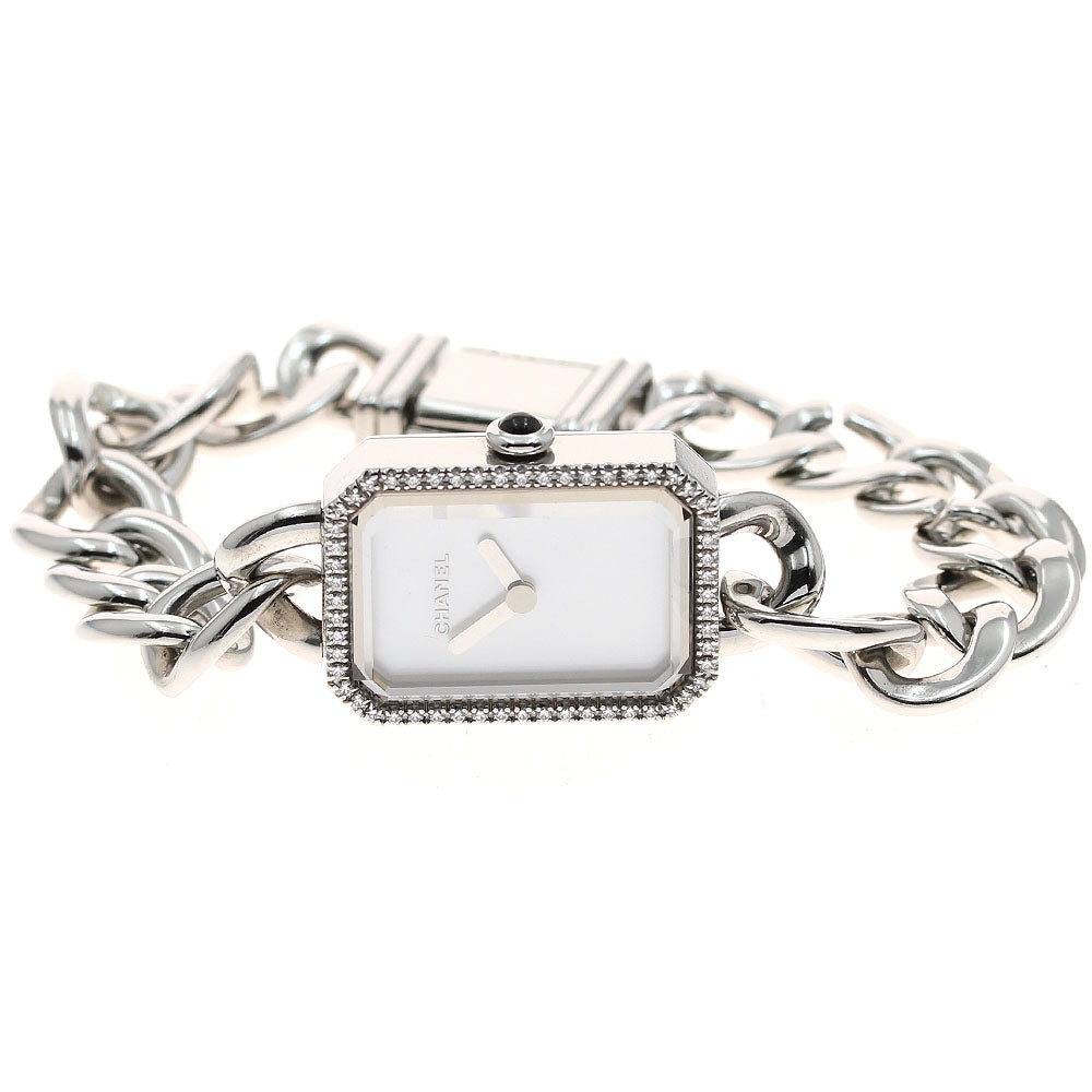 CHANEL Premiere H3253 Diamond Bezel White shell Dial Quartz Ladies Watch_934584