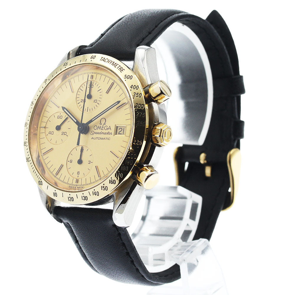 OMEGA Speedmaster 3712.10.01 Date YG bezel Automatic Men's Watch_934589