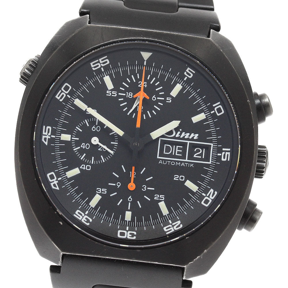 Sinn Space chronograph 142 Day date black Dial Automatic Men's Watch_934601