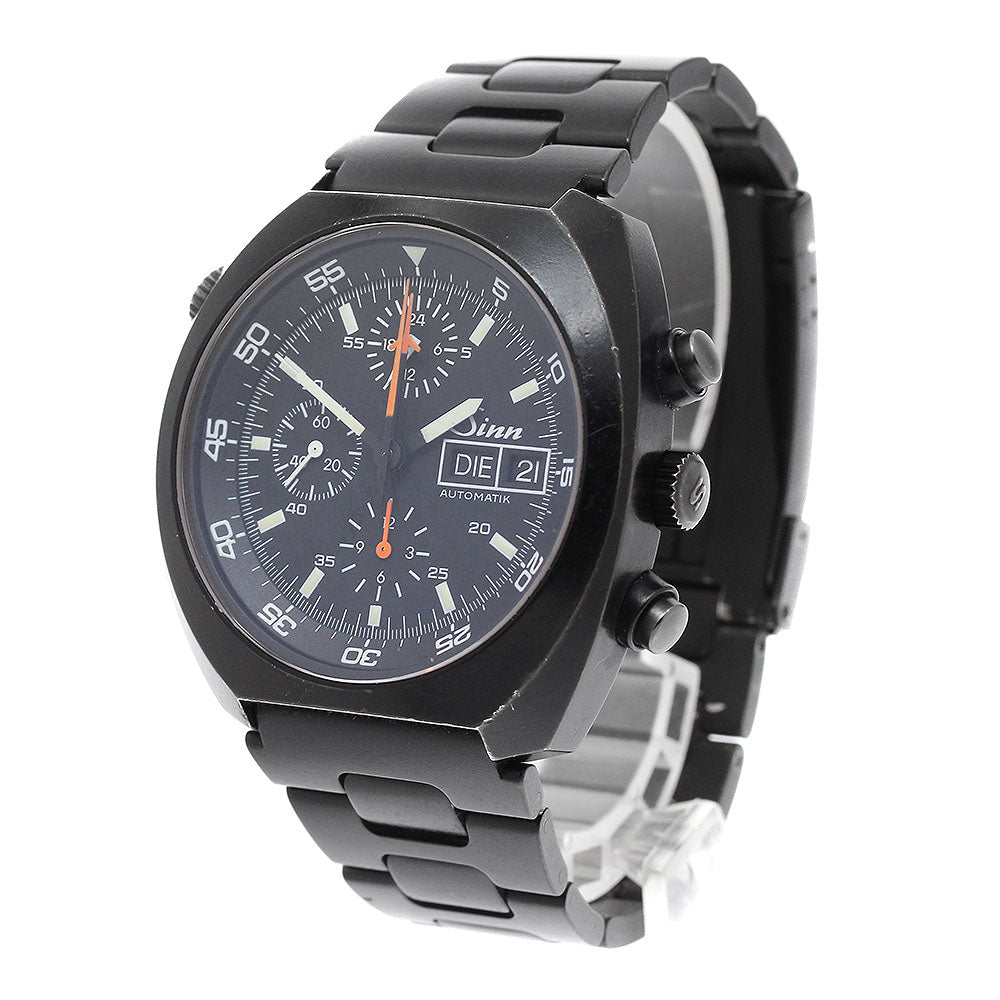 Sinn Space chronograph 142 Day date black Dial Automatic Men's Watch_934601