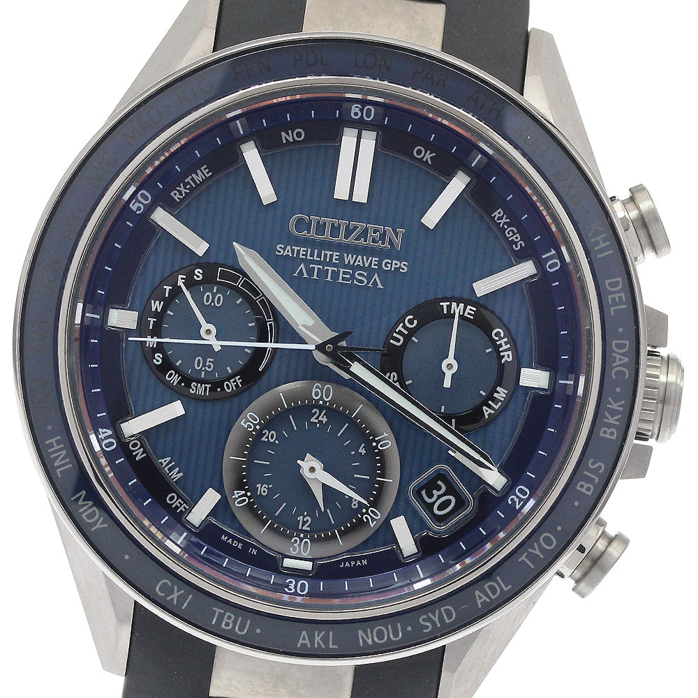 CITIZEN Attesa ACT Line CC4050-18L/F950-0029S02 Solar Powered Radio Men's_934651