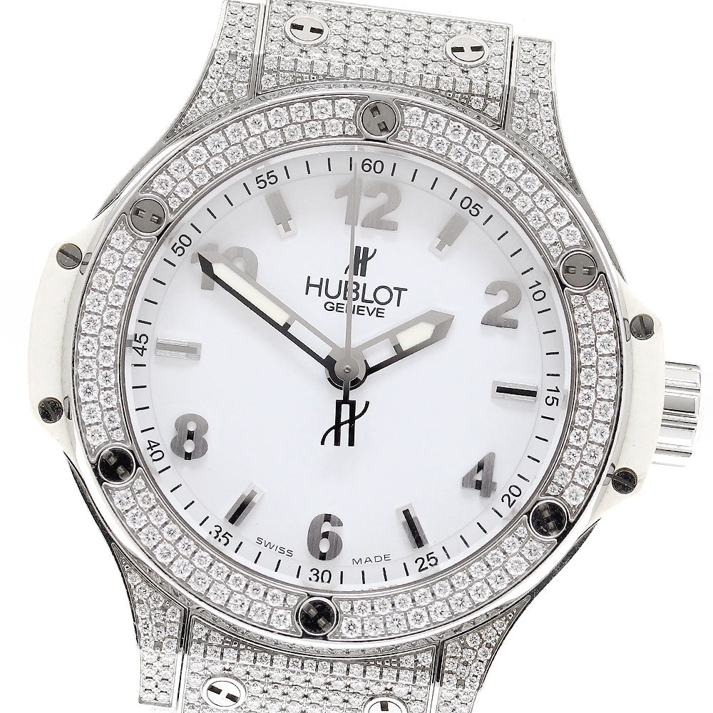 HUBLOT Big Bang Steel White Pavé 361.SE.2010.RW.1704 Quartz Boy's Watch_934668