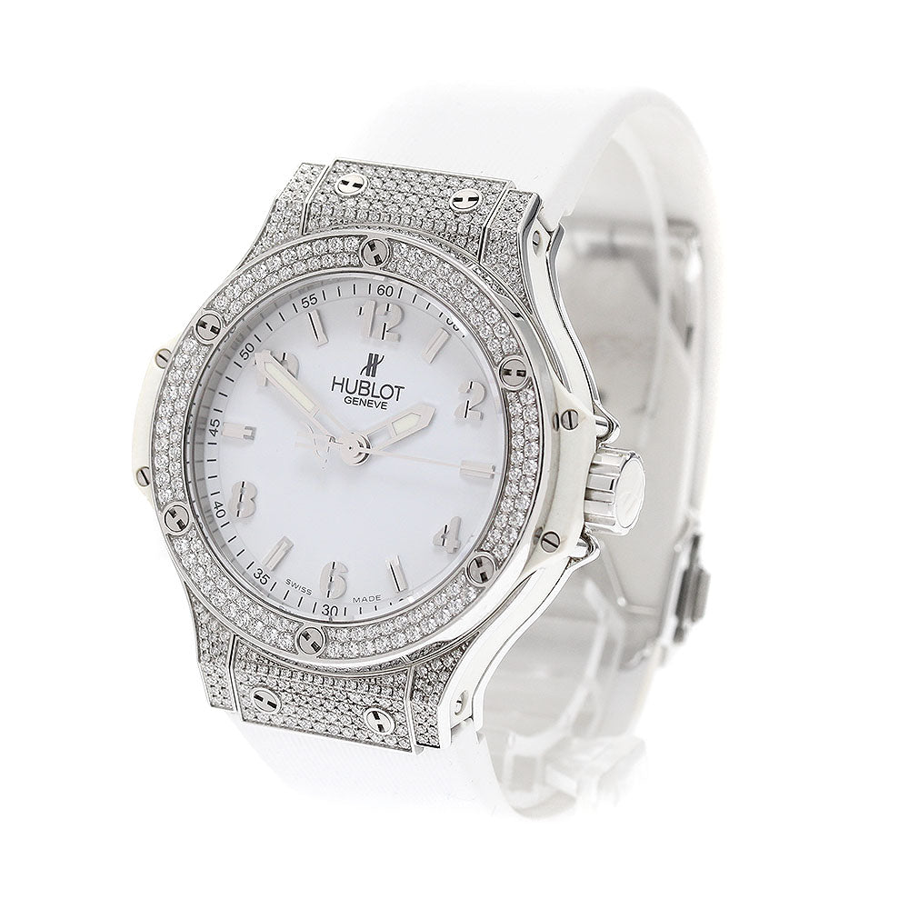 HUBLOT Big Bang Steel White Pavé 361.SE.2010.RW.1704 Quartz Boy's Watch_934668