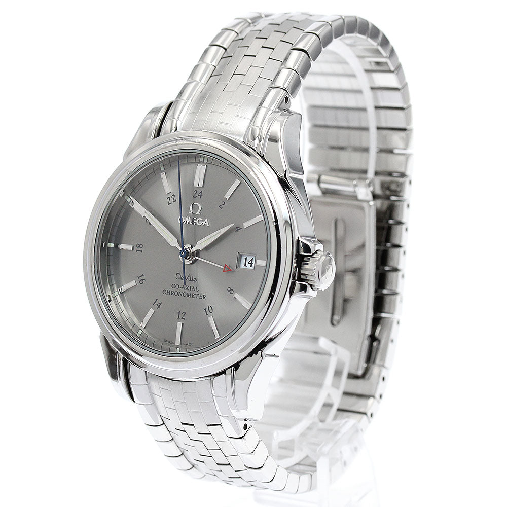 OMEGA De Ville 4533.41 GMT Coaxial gray Dial Automatic Men's Watch_934672