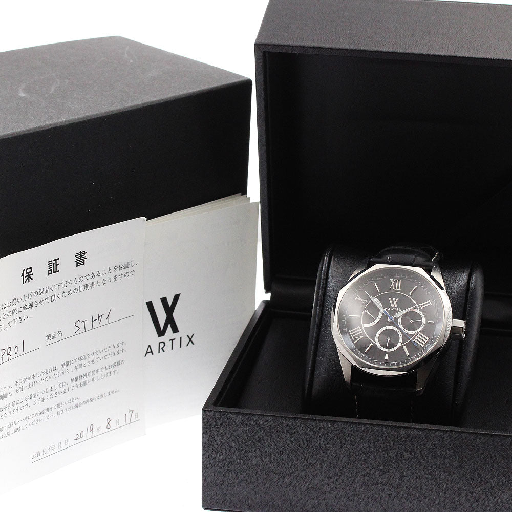 VARTIX Alive PR01 Day-Date Power Reserve black Dial Automatic Men's Watch_934675
