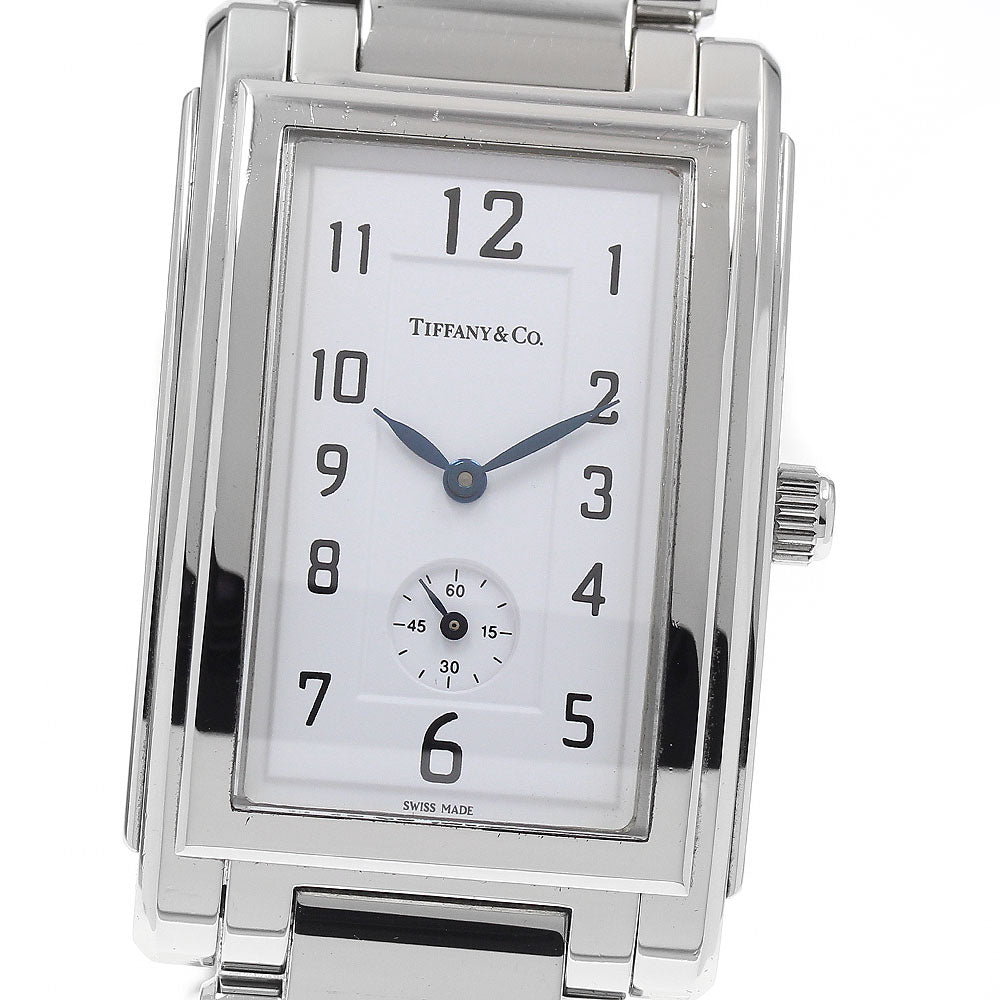 TIFFANY&Co. ground Small seconds white Dial Quartz Men's Watch_934676