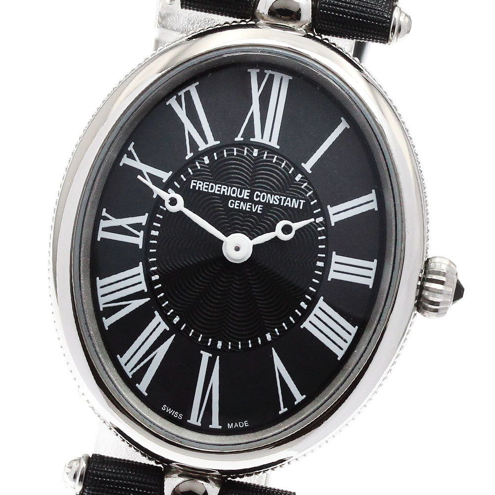 FREDERIQUE CONSTANT Art deco FC-200X2V/VD25/26 Black shell Dial Quartz Ladies Watch_934677