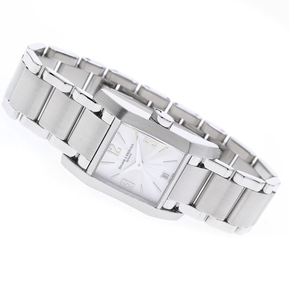 Baume & Mercier Diamant 65488 Date Silver Dial Quartz Ladies Watch_934678