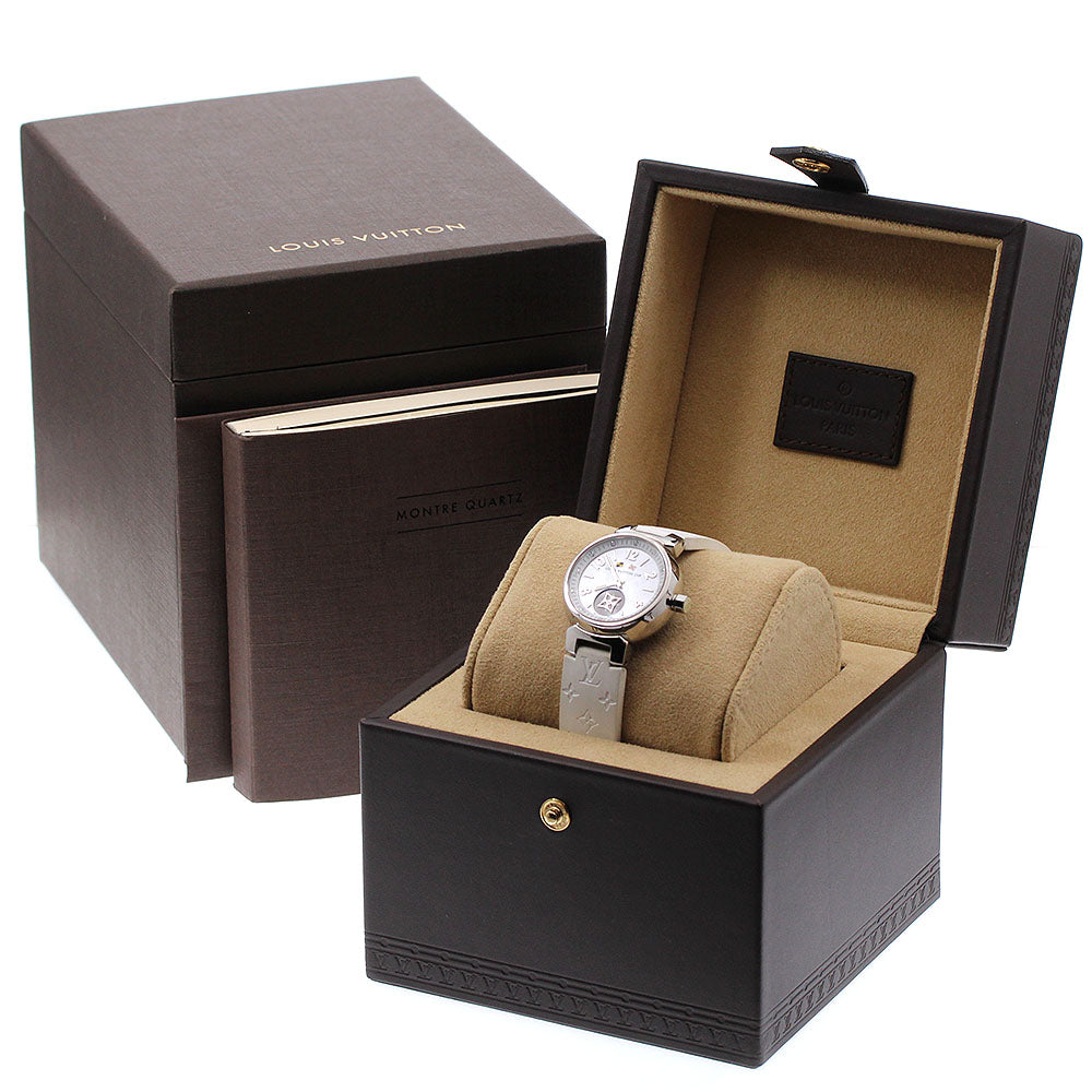LOUIS VUITTON Tambour Lovely Cup Q12M0 12P diamond White shell Dial Quartz Ladies Watch_934680