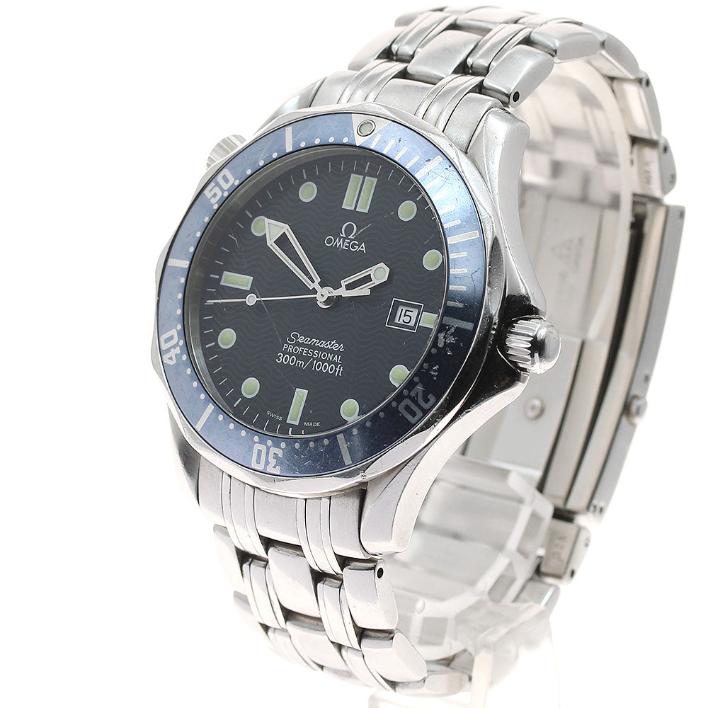 OMEGA Seamaster 300 2541.80 Date Navy Dial Quartz Men's Watch_934681