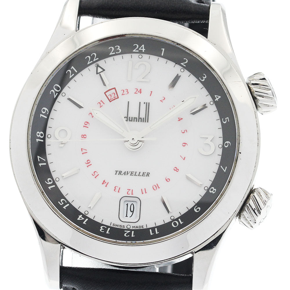 Dunhill Cityscape traveler 8024 Date GMT white Dial Automatic Men's Watch_934701