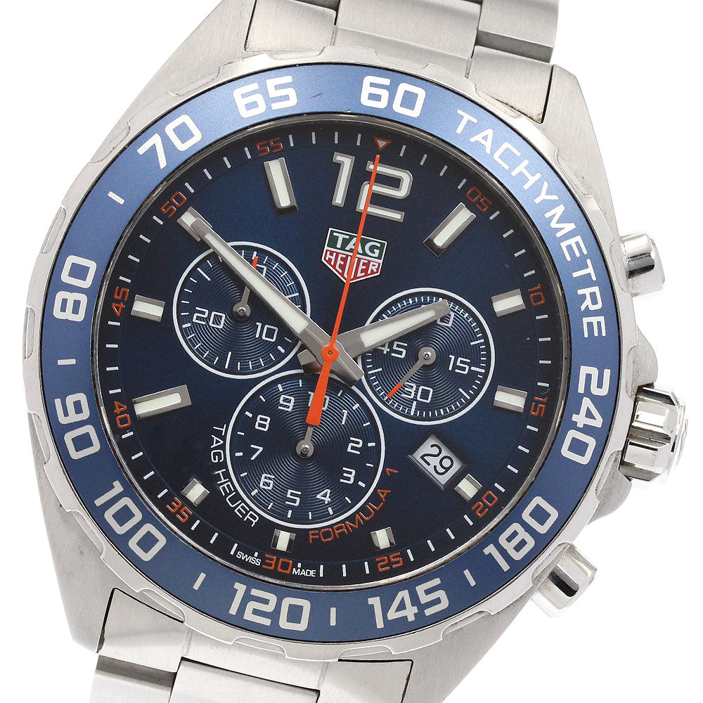 TAG HEUER Formula 1 CAZ1014 Chronograph blue Dial Quartz Men's Watch_934746