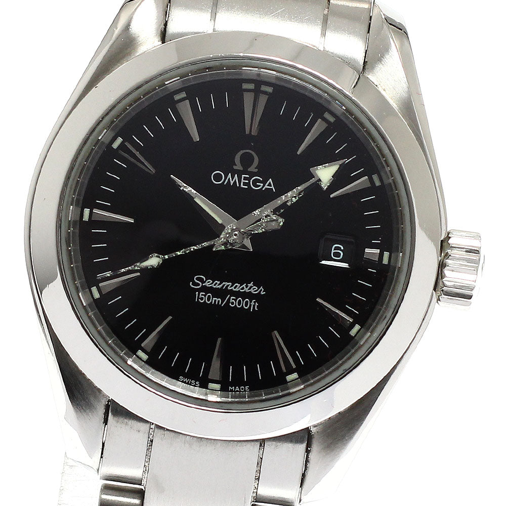 OMEGA Seamaster Aqua Terra 2577.50 Date black Dial Quartz Ladies Watch_934774