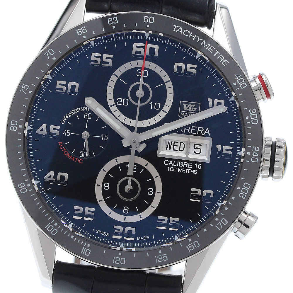 TAG HEUER Carrera Caliber 16 CV2A1R Chronograph black Dial Automatic Men's Watch_934783