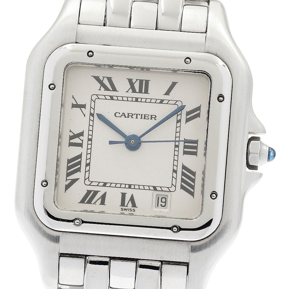CARTIER PANTHEREMM W25054P5 Date beige Dial Quartz Boy's Watch_934789
