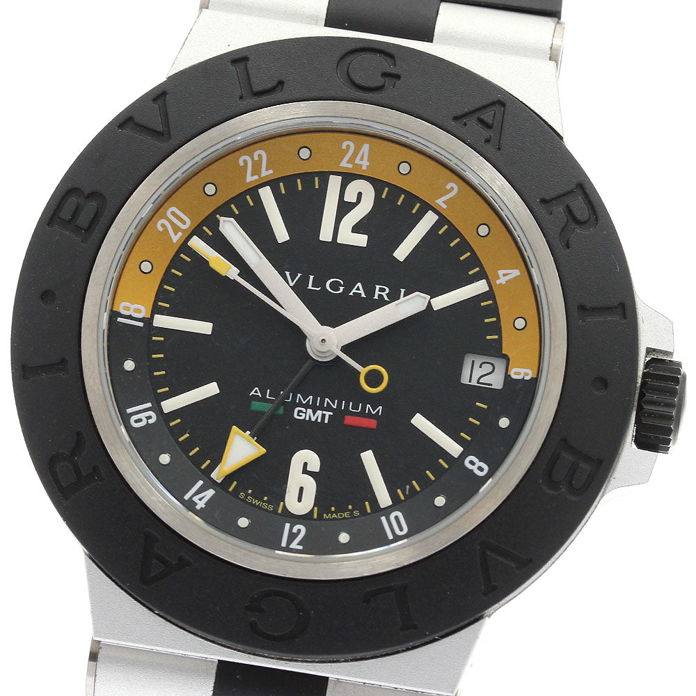 BVLGARI Amerigo Vespucci BB40ATGMT/103702 GMT Automatic Men's Watch_934793